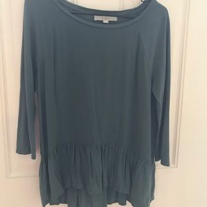 Loft 3/4 sleeve blouse Medium